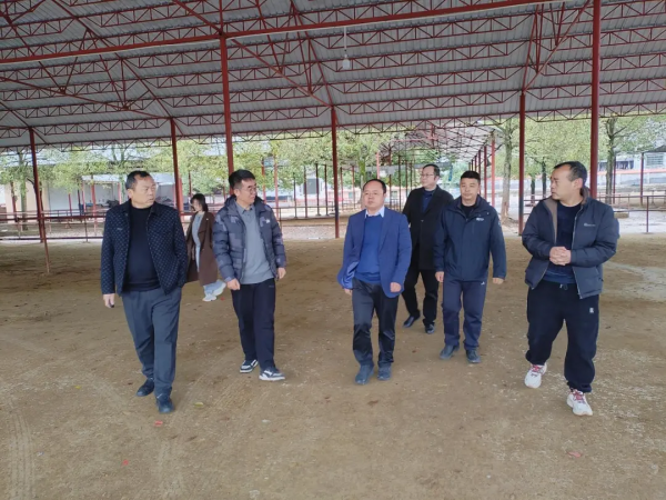 学院党委副书记杨昌飞带队赴乡村振兴联系点调研