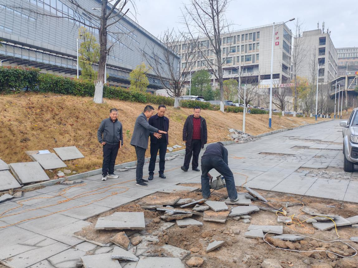 党委委员、纪委书记王成深入学院项目建设一线开展实地调研