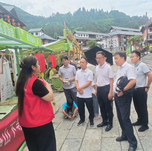 本草润匠心·国风遇茶乡 ——贵州健康职业学院中医药文化创意集市活动走进梵净抹茶小镇 